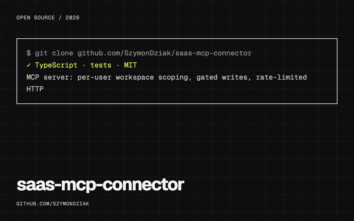SaaS MCP Connector: AI integration