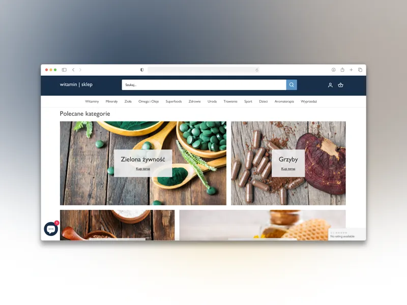 Witamin Sklep: Shopify store