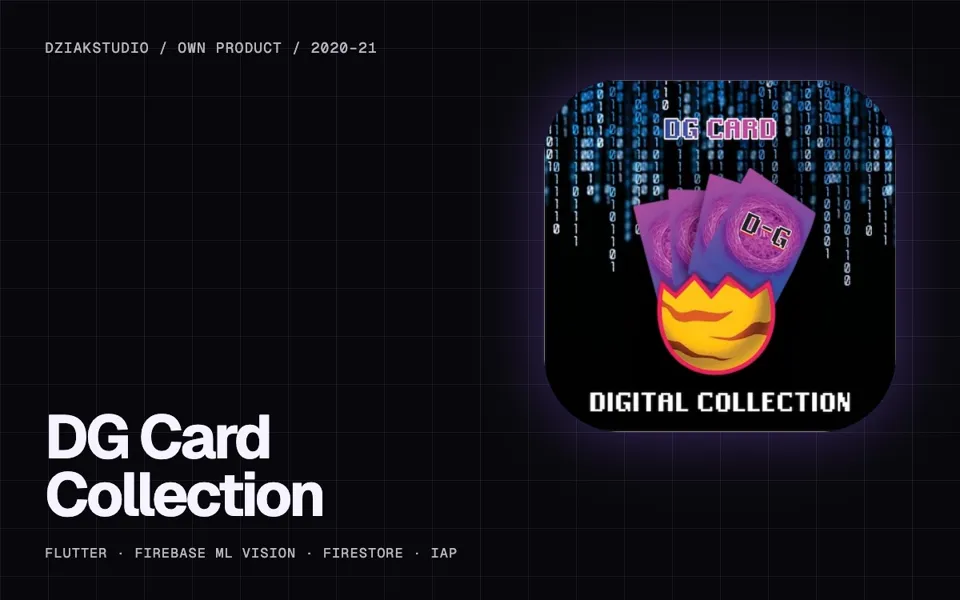 DG Card Digital Collection: Mobile app with on-device ML