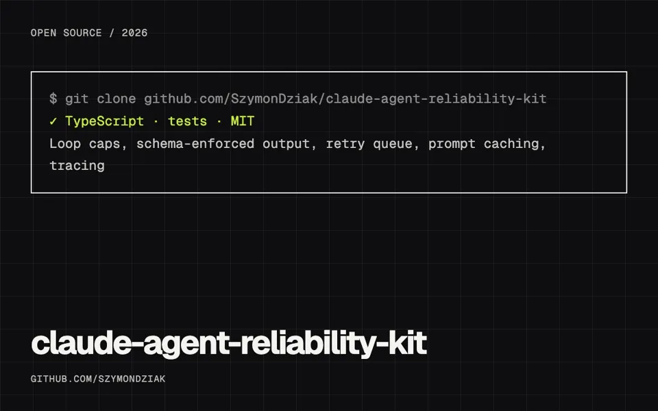 Claude Agent Reliability Kit: AI agents