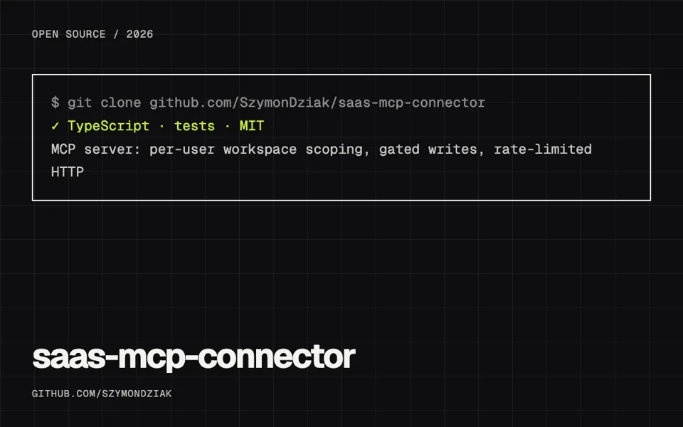 SaaS MCP Connector: AI integration