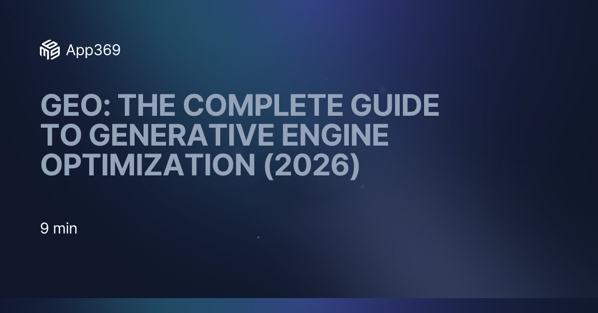GEO: The Complete Guide to Generative Engine Optimization (2026)