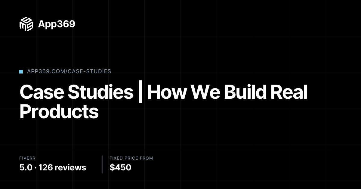Case Studies | Real Results from Real Projects | App369