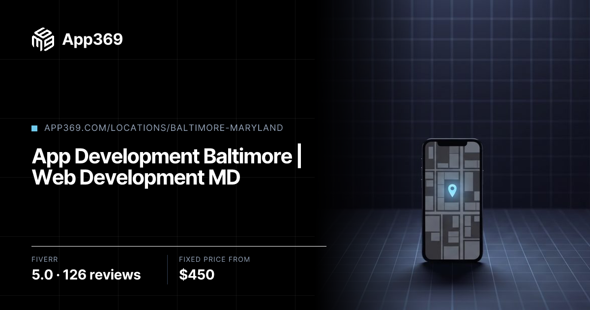 App Development Baltimore | Web Development MD | App369