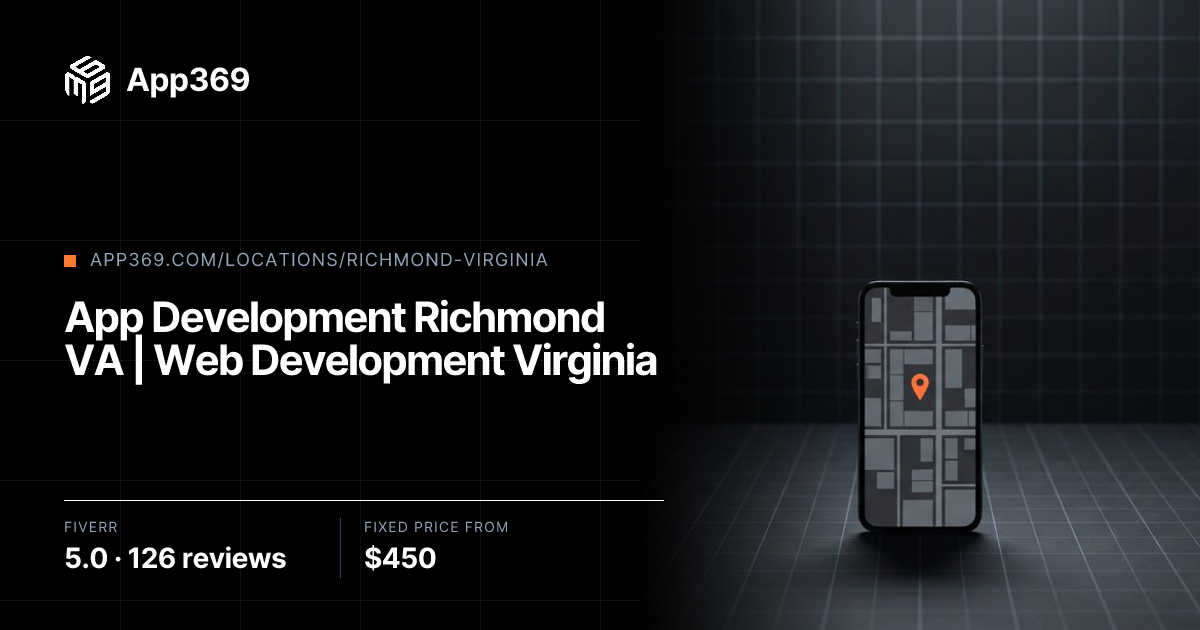 App Development Richmond VA | Web Development Virginia | App369